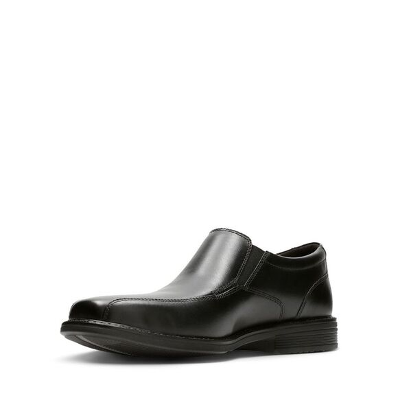 Clarks Mens Bolton Free Black Shoes (NWT) - Picture 4 of 6